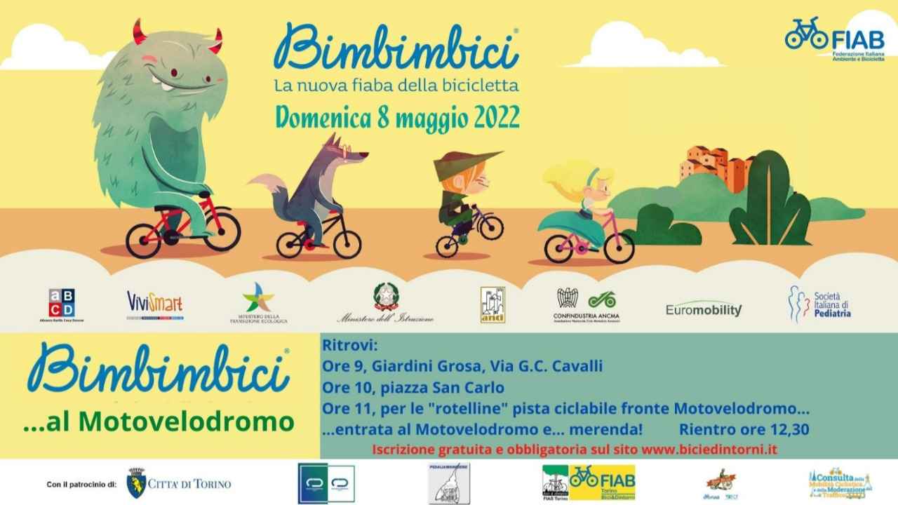 BIMBIMBICI 2022 a Torino bici &Dintorni