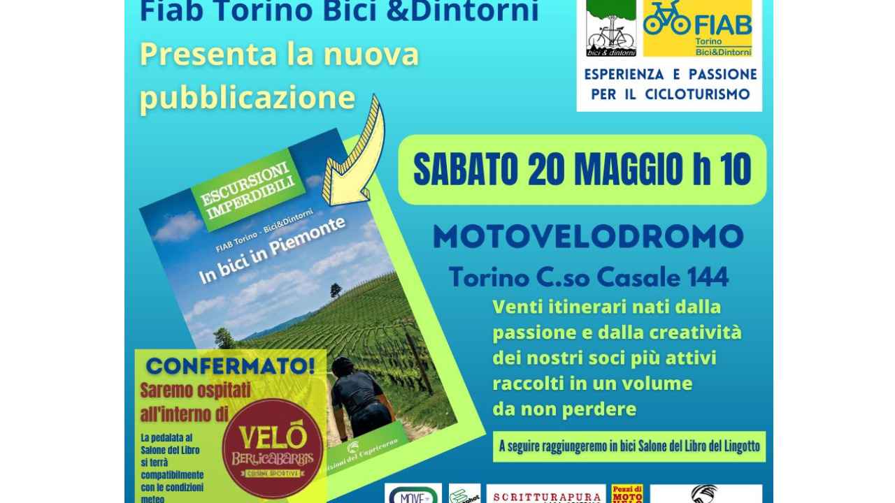 In bici dal Motovelodromo al Salone del Libro- AGGIORNAMENTO METEO bici &Dintorni