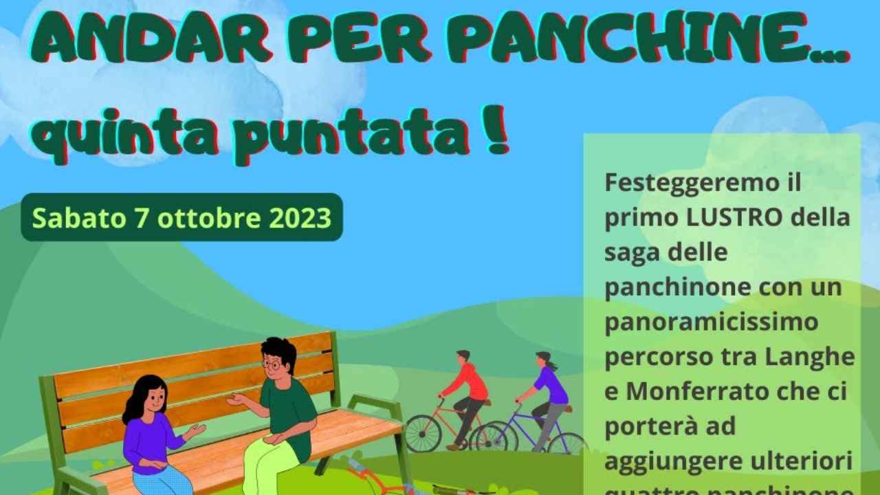 Andar per panchine ... quinta puntata!