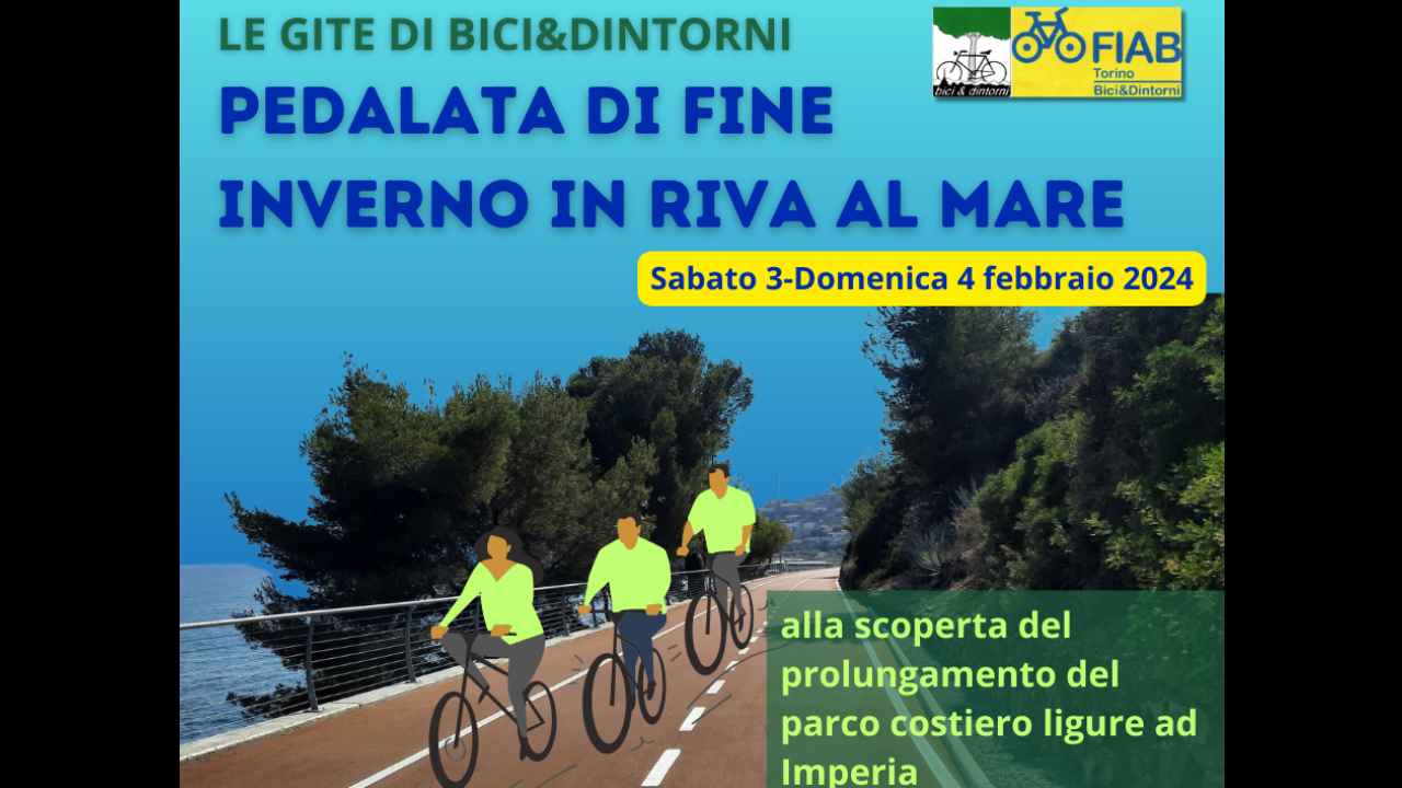 Pedalata di fine inverno in riva al mare bici &Dintorni