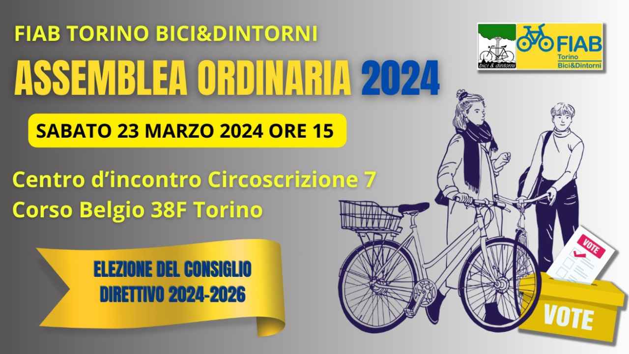 Assemblea annuale 2024- Elettiva bici &Dintorni