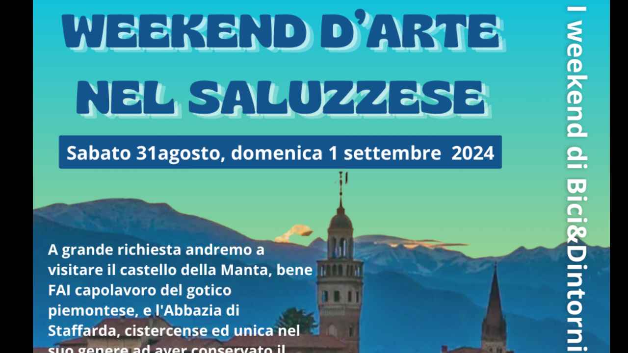 Weekend d'arte nel Saluzzese bici &Dintorni