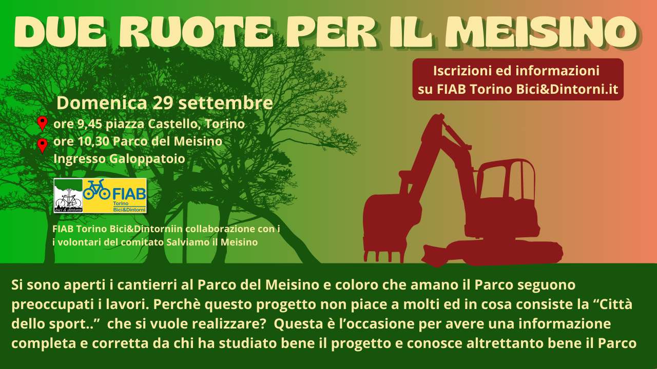 Due ruote per il Meisino bici &Dintorni