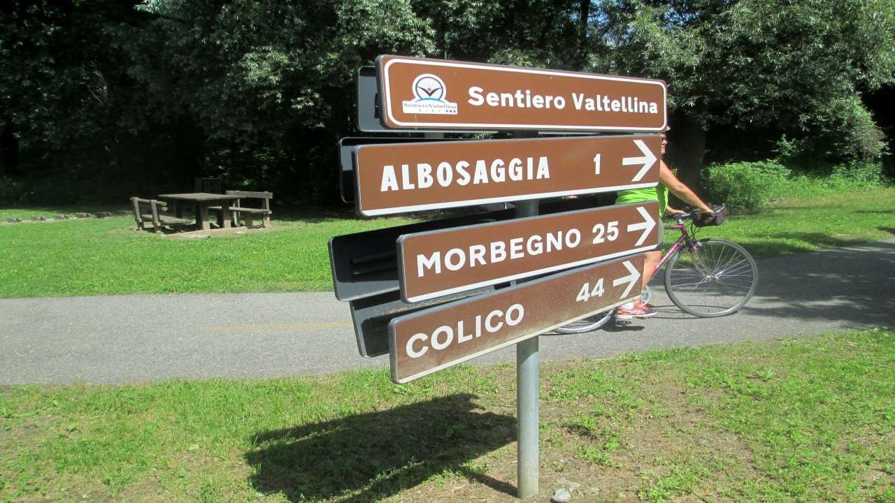 Il sentiero della Valtellina bici &Dintorni