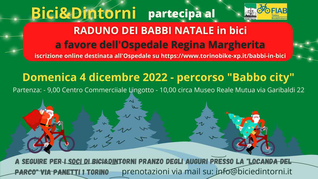 Babbo Natale in bici bici &Dintorni