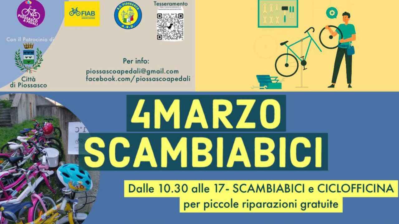 Scambiabici - Piossasco a pedali